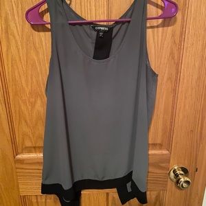 Express tank top with open back